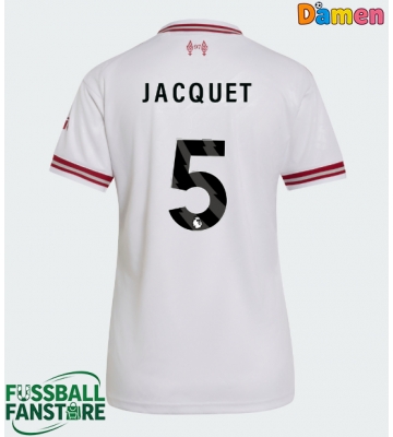 Liverpool Jeremy Jacquet #5 Replik Auswärtstrikot Damen 2026-27 Kurzarm